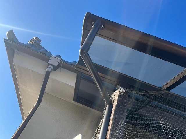 笛吹市　雨樋交換工事